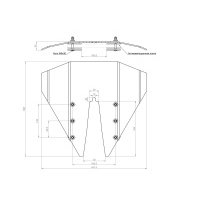 Гидрокрыло для лодочного мотора 5 л с чертеж