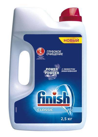 Порошок finish для посудомоечных машин 2.5