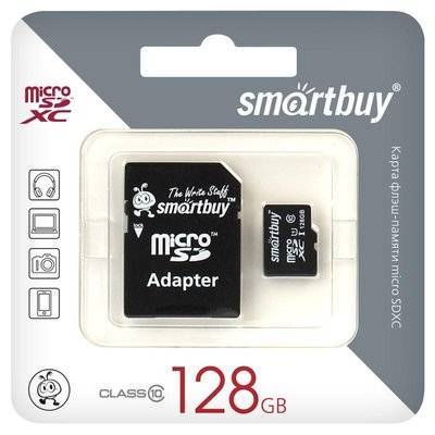 Smartbuy карта памяти microsdxc 128 гб sb128gbsdcl10 01