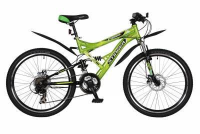 Горный велосипед Stinger Versus D 26 (Зеленый) (26SFD.VERSUD.18GN5) где купить в Новосибирске - SKU139088