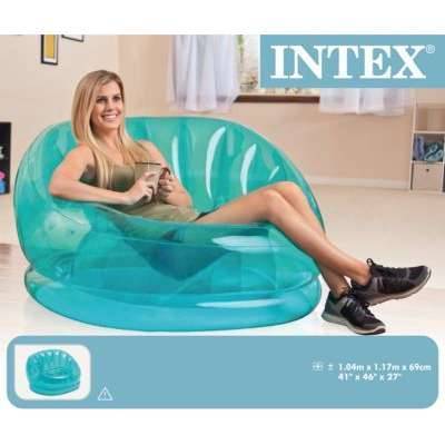 Надувное раскладное кресло intex