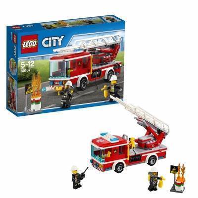 Конструктор lego city 60107 пожарная машина с лестницей. Смотреть фото Конструктор lego city 60107 пожарная машина с лестницей. Смотреть картинку Конструктор lego city 60107 пожарная машина с лестницей. Картинка про Конструктор lego city 60107 пожарная машина с лестницей. Фото Конструктор lego city 60107 пожарная машина с лестницей