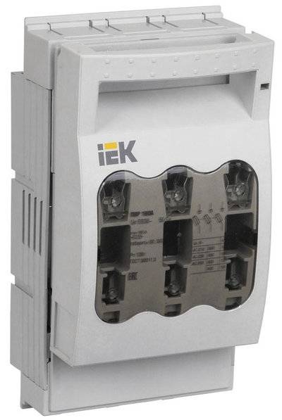 Выключатель-разъединитель IEK-предохранитель 160А Srp-10-3-160 