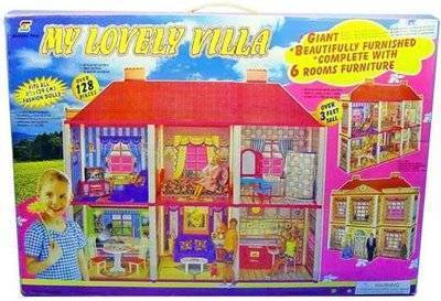 Lovely villa игрушка с машиной
