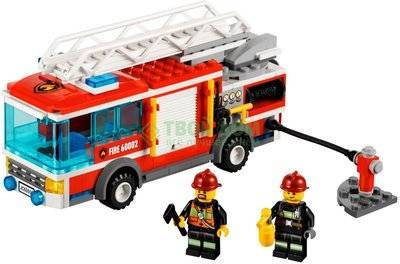 Конструктор lego city пожарная машина 60002. Смотреть фото Конструктор lego city пожарная машина 60002. Смотреть картинку Конструктор lego city пожарная машина 60002. Картинка про Конструктор lego city пожарная машина 60002. Фото Конструктор lego city пожарная машина 60002