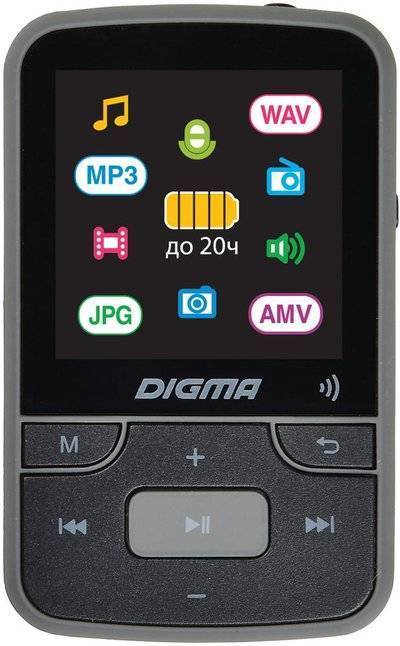 Медиаплеер Digma Z4 BT 16Gb (черный)