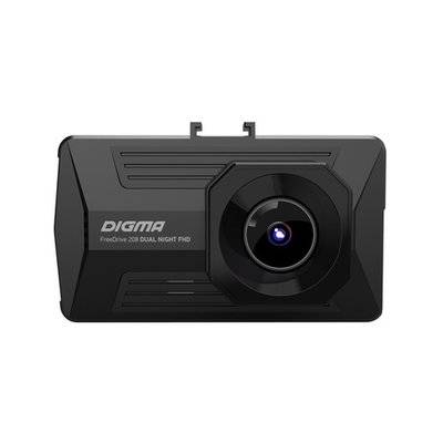 Видеорегистратор DIGMA FreeDrive 208 DUAL Night FHD черный [freedrive 208d]