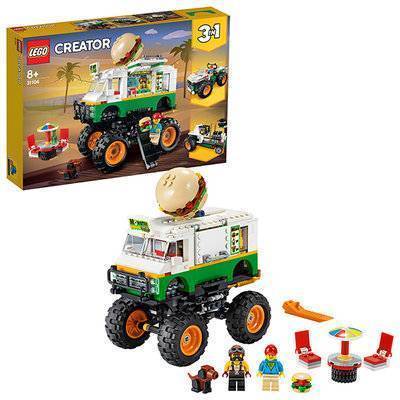 Lego creator 31104 грузовик монстр бургер