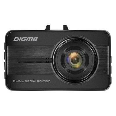 Видеорегистратор DIGMA FreeDrive 207 DUAL Night FHD черный [freedrive 207d]
