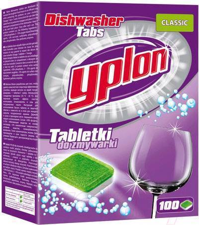 Таблетки для посудомоечной машины yplon classic 100 шт