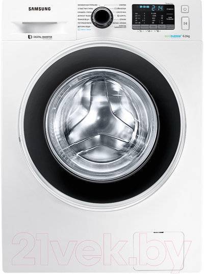 Стиральная машина samsung ww60j52e0hwdby