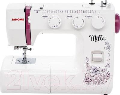 Janome milla характеристики швейная машина