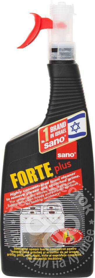 Sano forte plus средство для чистки плит печей от сажи и жира 750мл