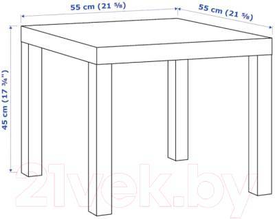 Журнальный столик ikea лакк