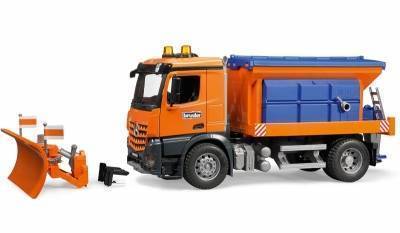 Bruder снегоуборочная машина mercedes benz arocs