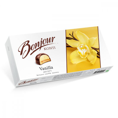 Десерт Konti "Bonjour souffle" ванильный 232 гр 