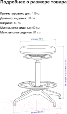 Сиденье на табурет икеа