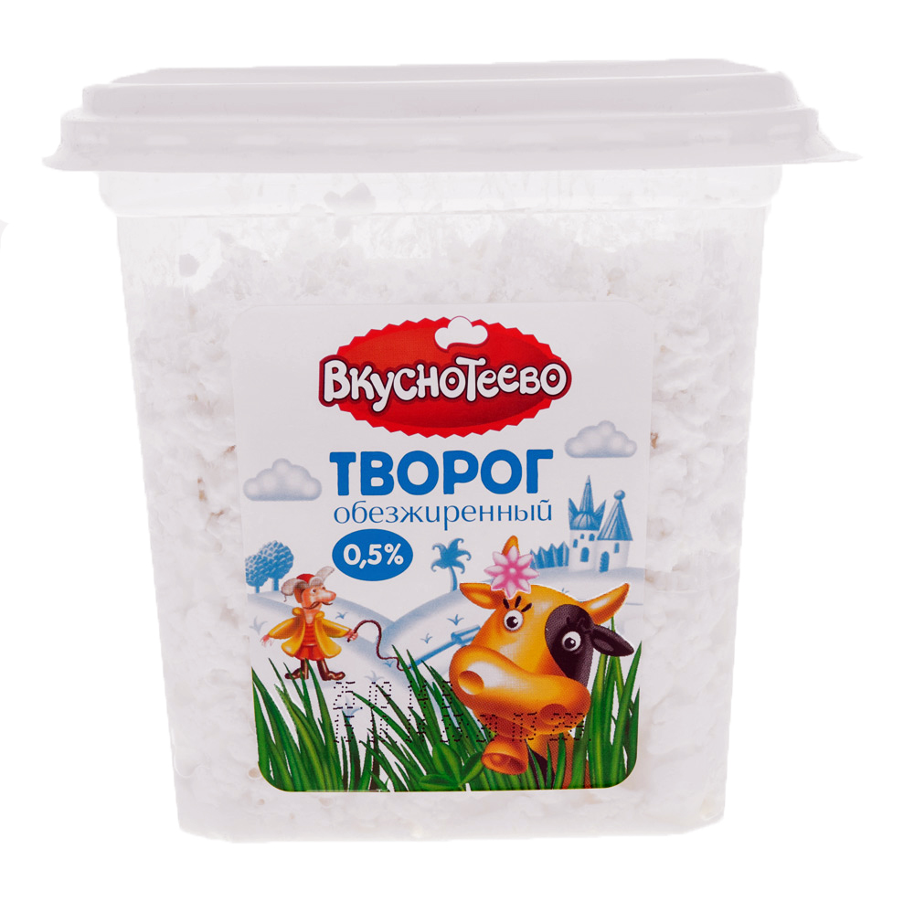 Творог Вкуснотеево обезжиренный 300г Воронежский МК где купить в Старом  Осколе - SKU8990379