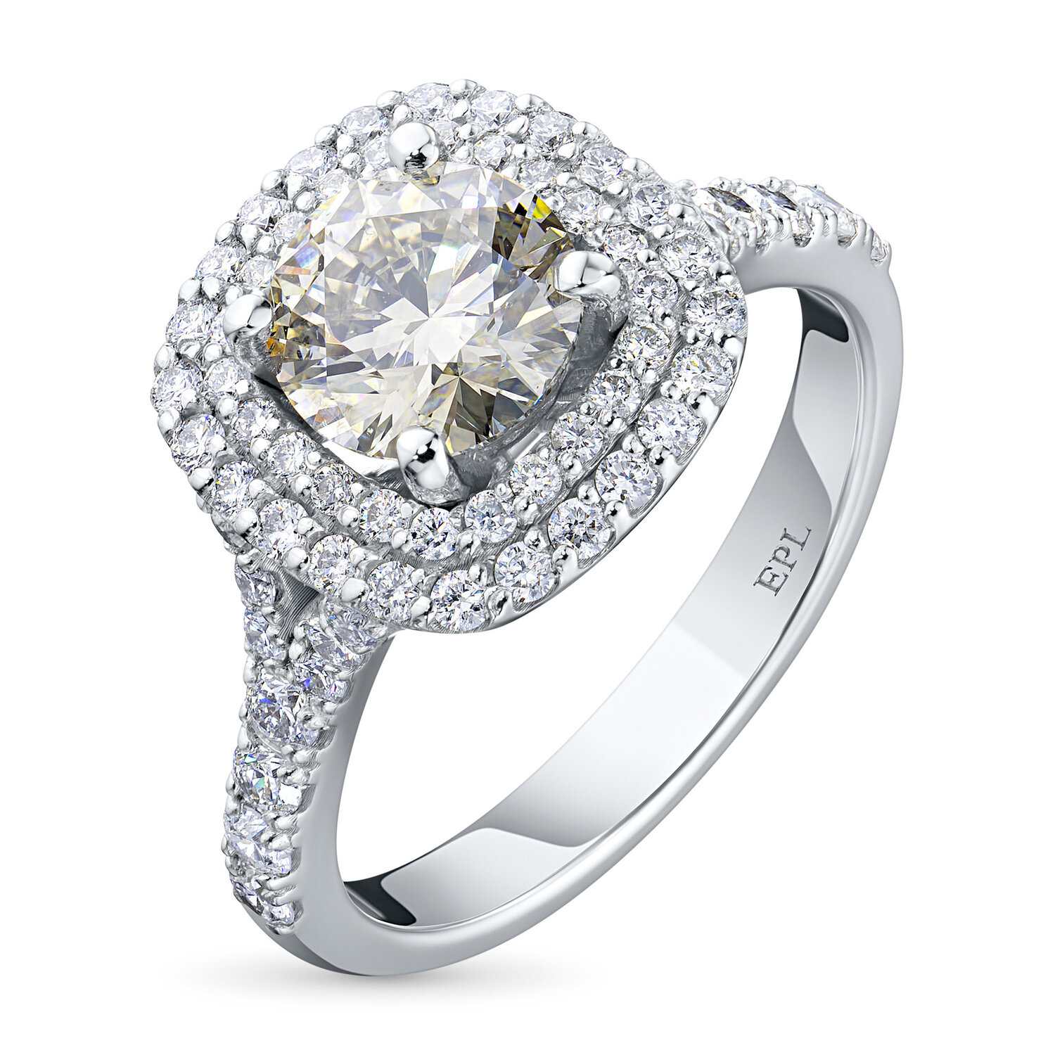 Кольца Choron Diamond из белого золота с бриллиантами