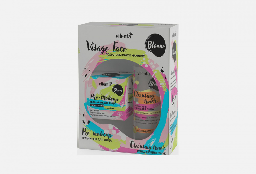 Vilenta Vilenta подарочный набор funny Beauty Set pretty Kitty в коробке. Vilenta тоник для лица Bloom очищающий.