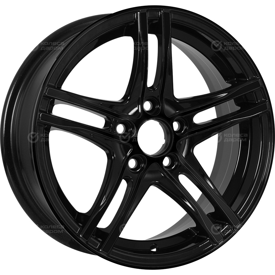 Venti 1505 6x15/5x100 D57.1 ET38 BL (черный) (V1505-615-571-5x100-38BL) где  купить в Старом Осколе, отзывы - SKU9320241