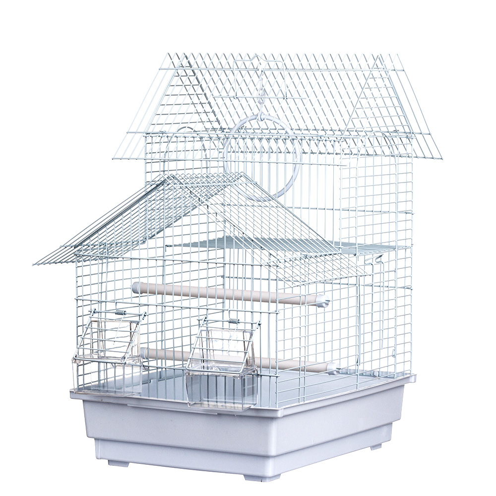 Petmax Клетка для мелких птиц 35x28x47 см белая где купить в Старом Осколе  - SKU11216537