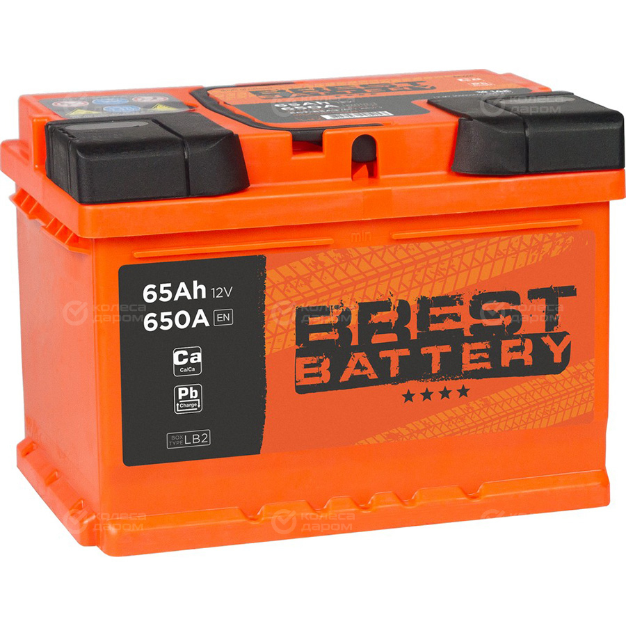 Автомобильный аккумулятор Brest Battery 65 Ач обратная полярность LB2  (VP650) где купить в Старом Осколе - SKU11666505