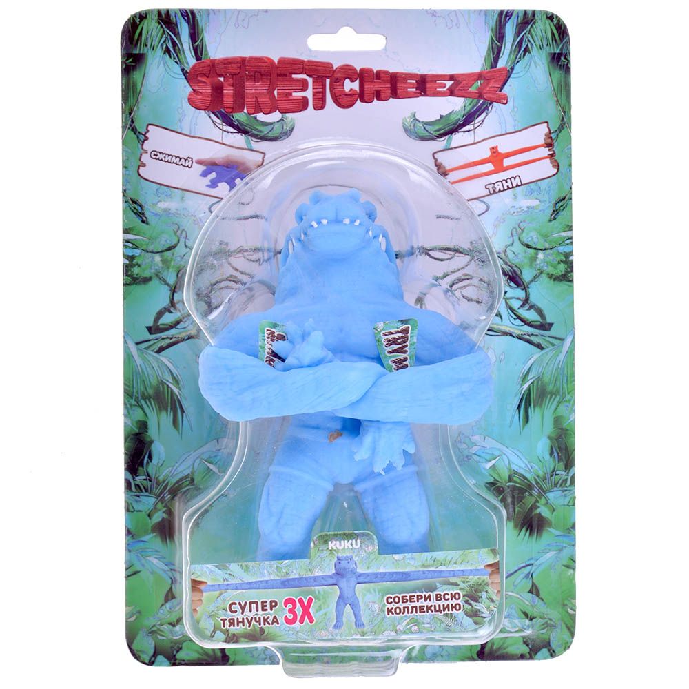 Игрушка-тянучка Stretcheezz. Голубая ящерица Best Toy Forever (349687-10)  где купить в Старом Осколе - SKU12239490