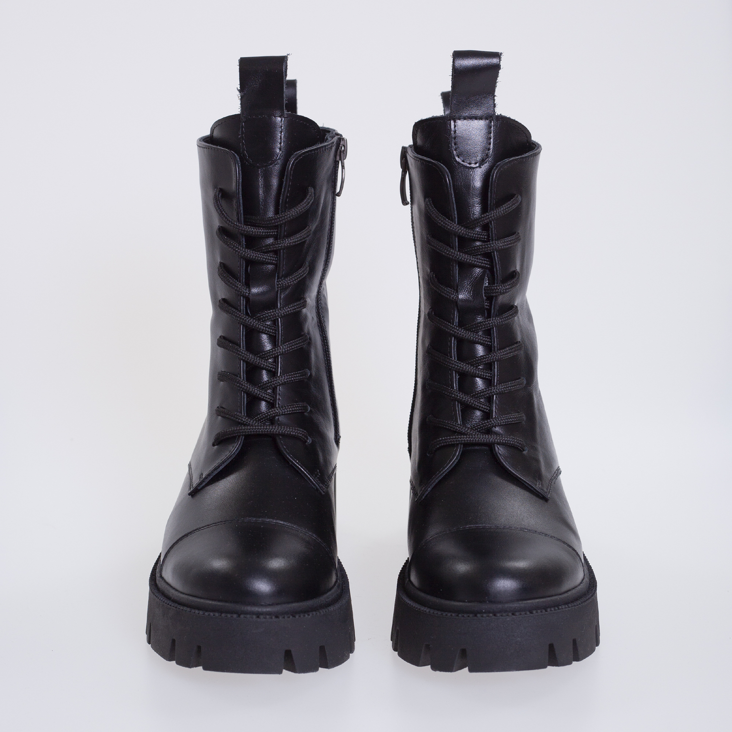 Чёрные ботинки с мехом Stefano Rossi для женщин купить за 9344 руб в СтаромОсколе - SKU12240873