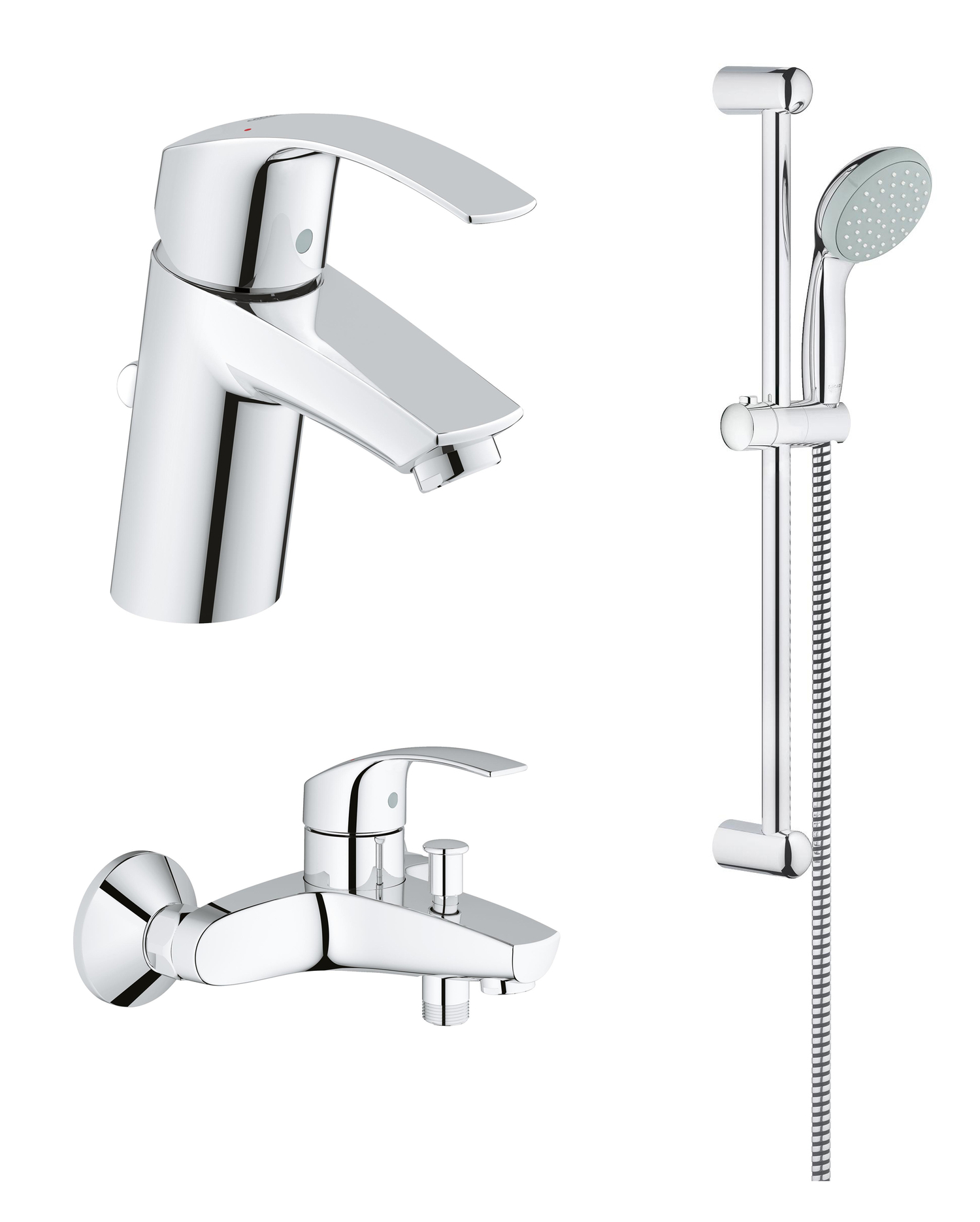 Eurosmart хром. Grohe Eurosmart. Смеситель для ванны Грое. Смеситель Grohe для ванной. Смеситель для ванны на раковину с душем.