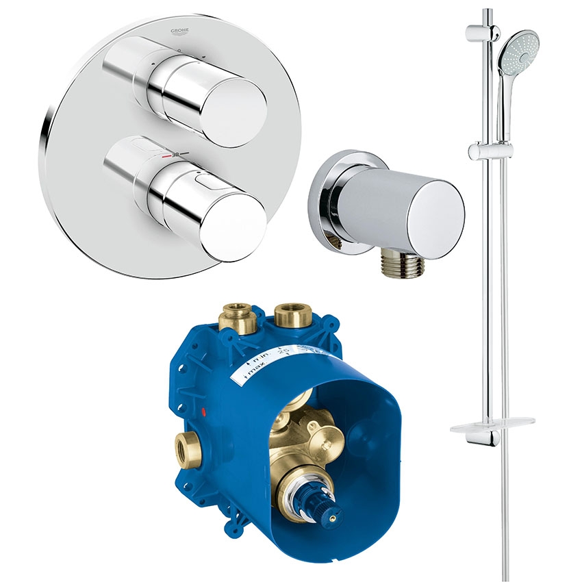 Готовый комплект для ванной комнаты grohe grohtherm 800 nb0031 1