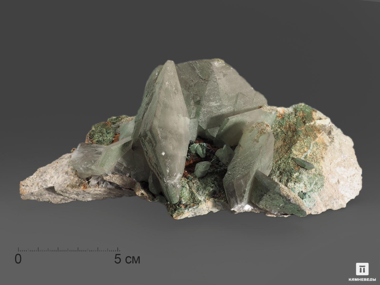 Кальцит сросток кристаллов на породе 285х11х10 см Камневеды купить за 19200руб в Старом Осколе и характеристики - SKU12749006