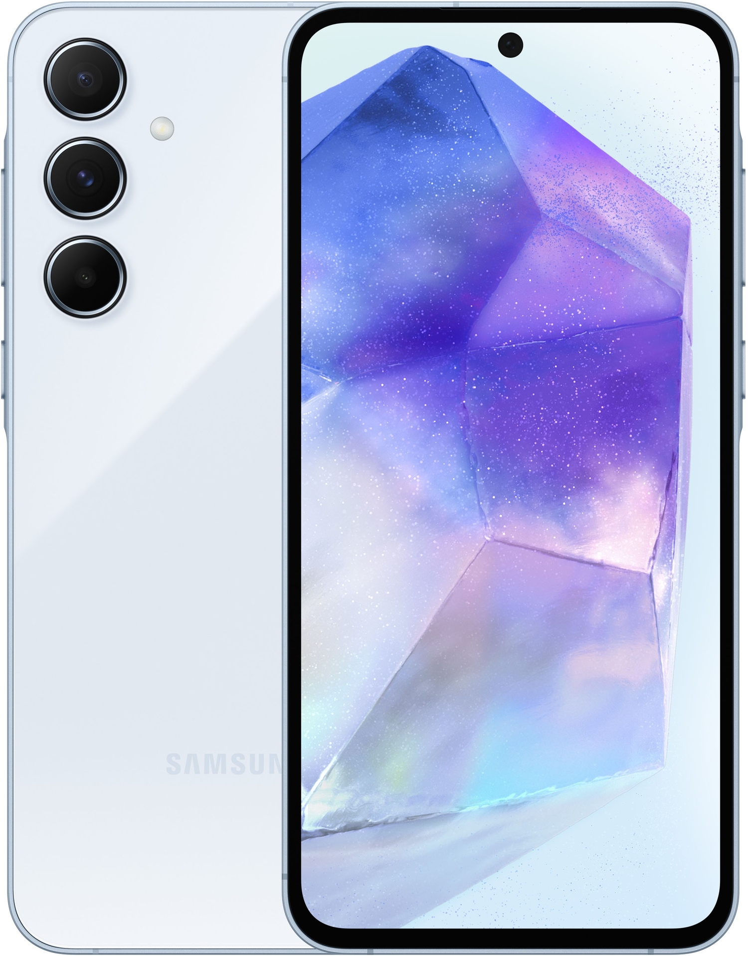 Samsung Galaxy A55 256 ГБ голубой (SM-A556E08256LBL2E1S) где купить в Старом  Осколе - SKU14621271