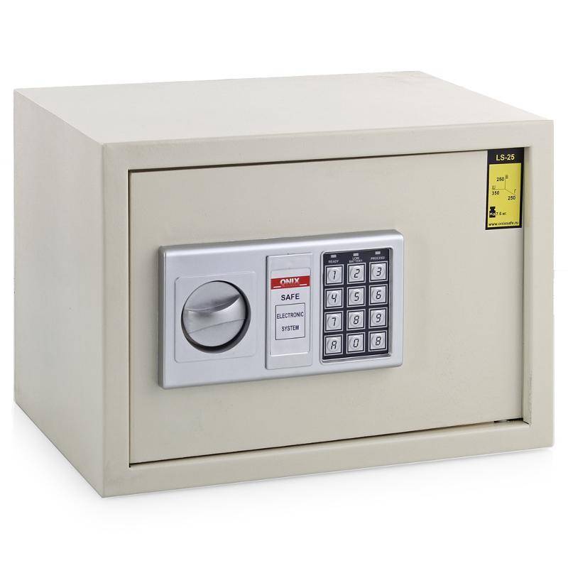 Onix 25. Сейф onix ls-25. сейф р081. сейф светло серый. сейф deli 92619 /35*25*25/10кг.