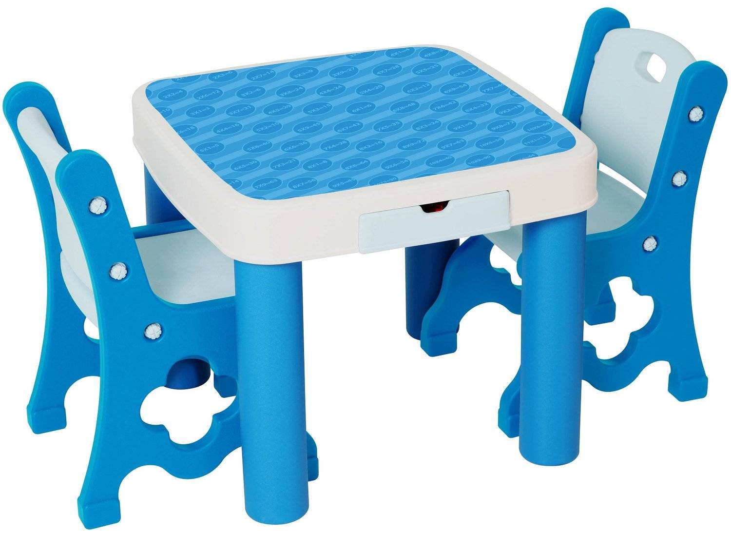 Комплект детской мебели edu-Play голубой (стол+ 2 стула)