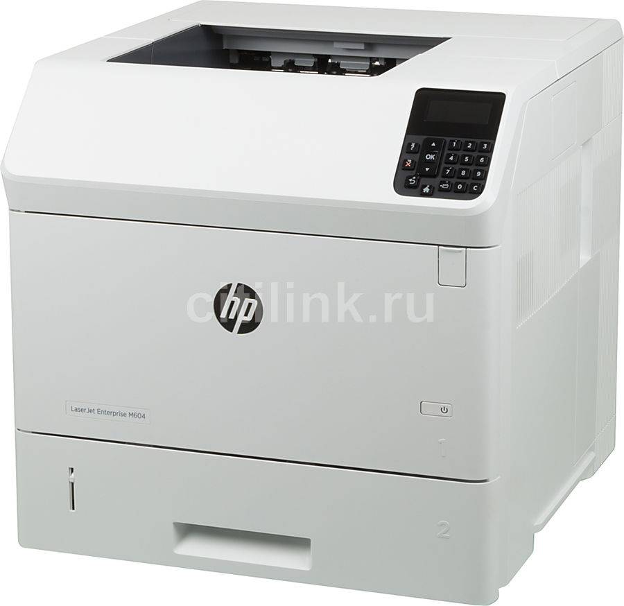 Принтер HP LaserJet Enterprise 600 M604n лазерный цвет: белый [e6b67a] где  купить в Старом Осколе, отзывы - SKU1066657