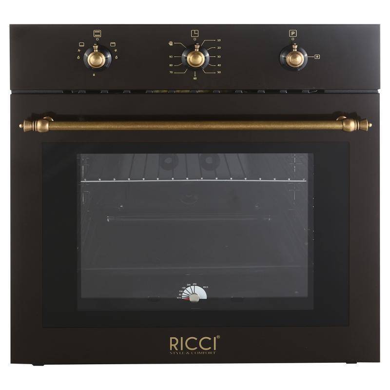 Духовой шкаф ricci rgo 610 bl