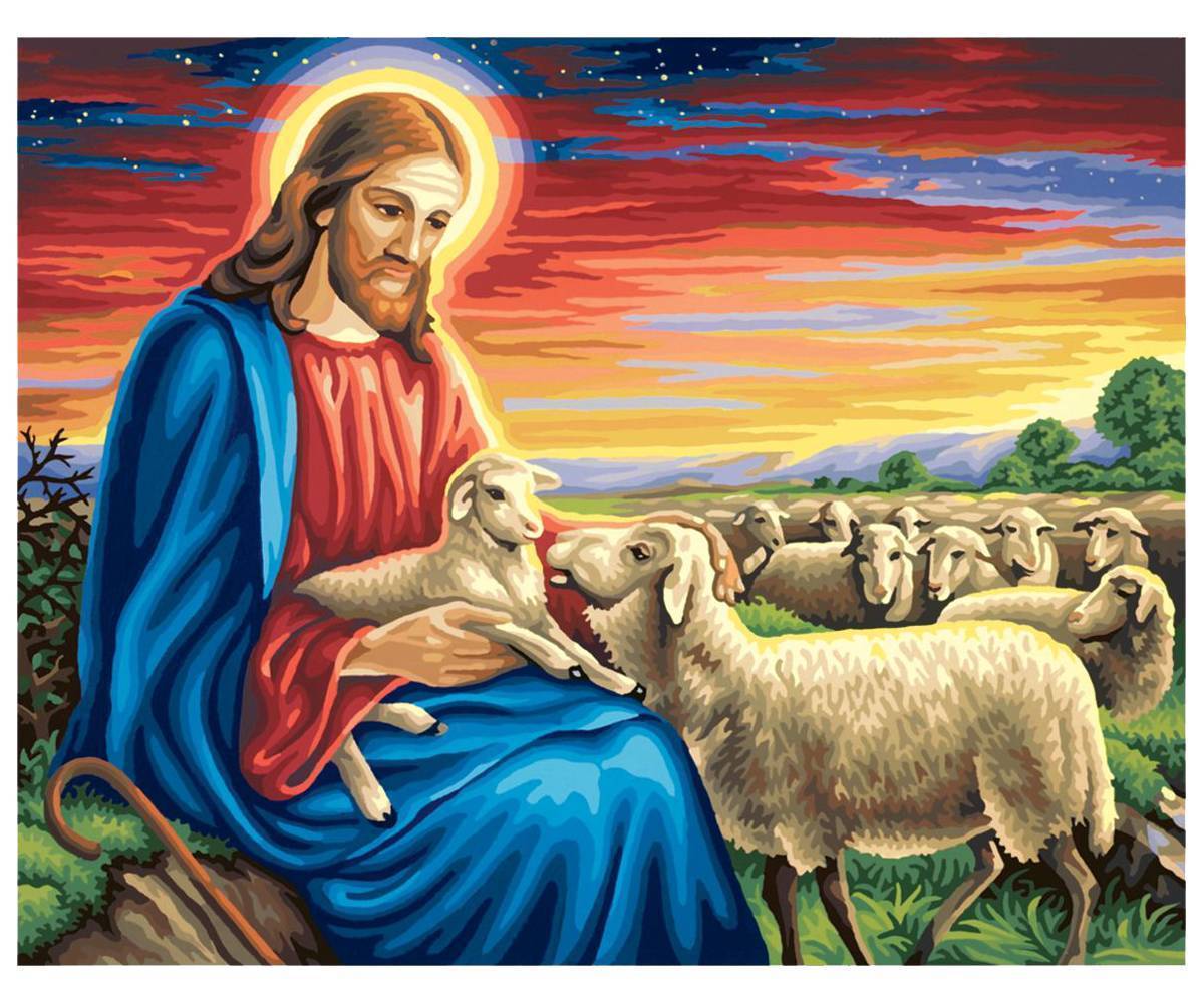 Иисус пастырь. "Добрый Пастырь" Бейгель. Иисус Христос добрый Пастырь. Добрый Пастырь картина Джованни. Добрый Пастырь Агнец.