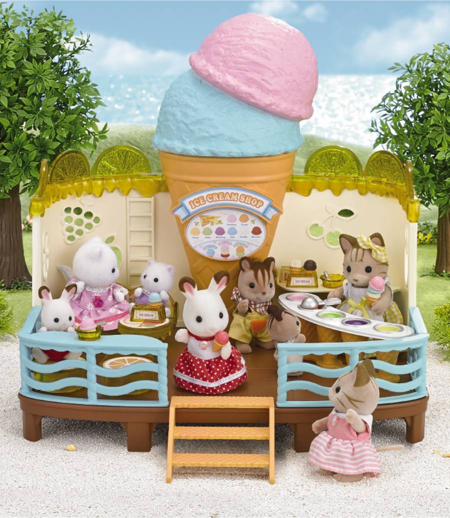 Sylvanian Families Кафе-мороженое (5228K) (Разноцветный) где купить в  Старом Осколе - SKU1128323