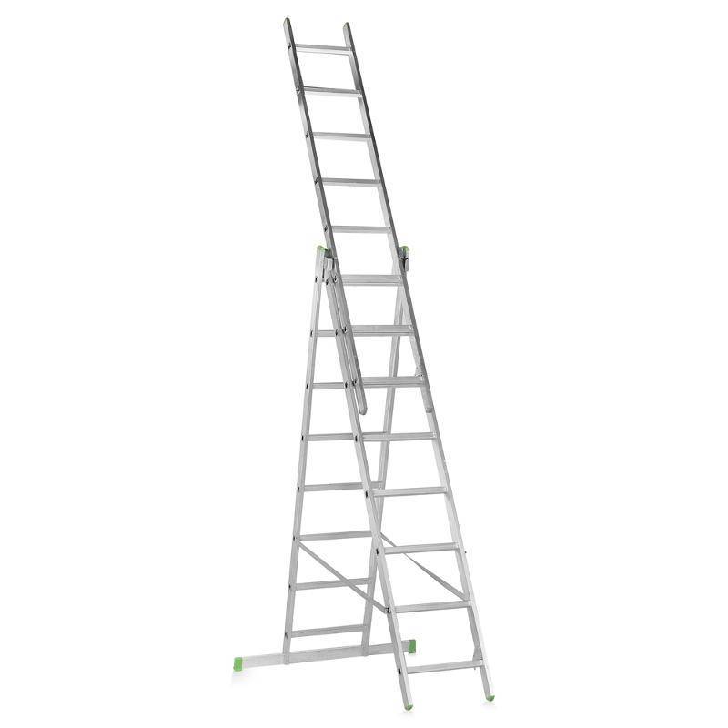 Лестница 3 9 купить. Лестница трехсекционная (модель 5310). Лестница трехсекционная 8 ступеней, 224/363/504см, СИБИН 38833-08. Лестница 3-х секционная алюминиевая 3*8. Лестница Vira трехсекционная.