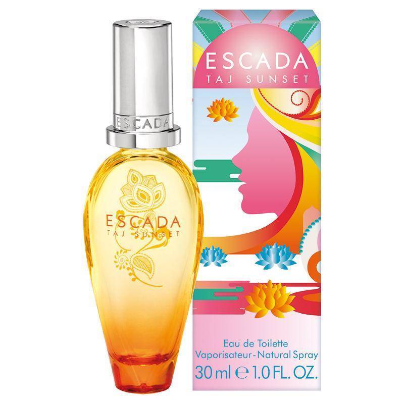 Эскада тай сансет. Духи женские Taj Sunset 30 ml Escada. Туалетная вода Escada Taj Sunset женская. Эскада Тай Сансет 30 мл. Эскада духи 2021.