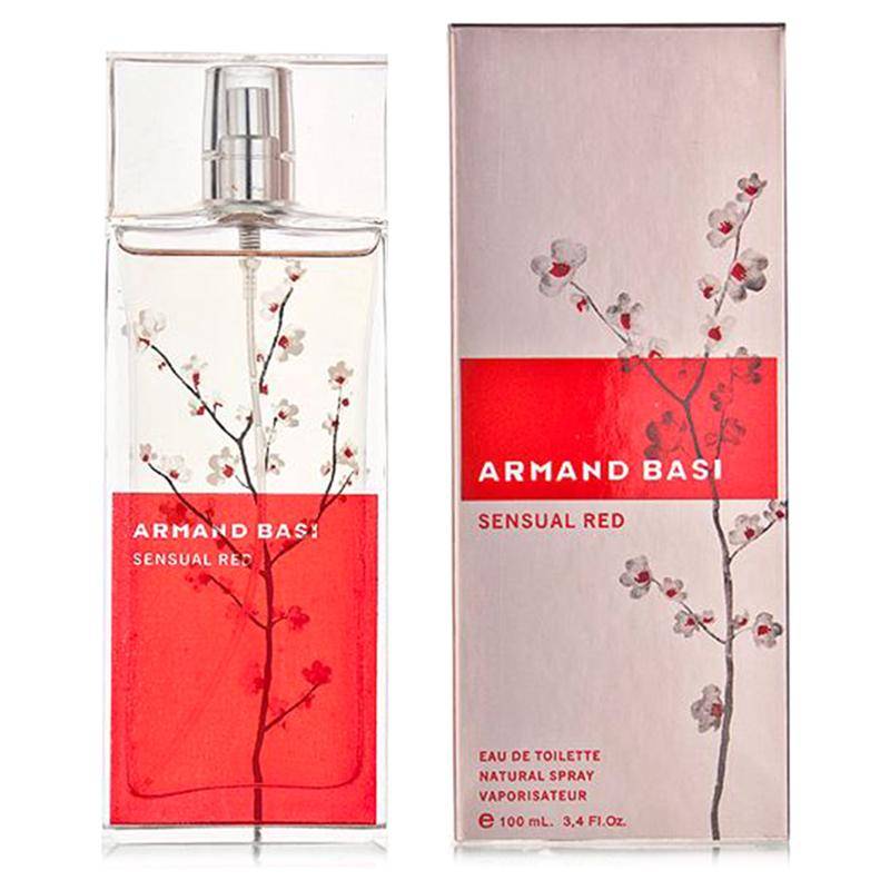 Sensual red. Armand basi sensual Red 100 ml. Armand basi sensual Red. Духи Сакура. Туалетная вода с красной веточкой.