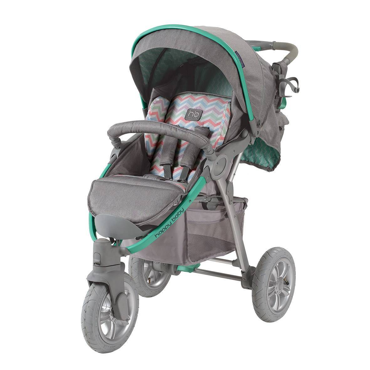 Прогулочная коляска Happy Baby Neon Sport Green (Зеленый) где купить в  Красноярске, отзывы - SKU3366