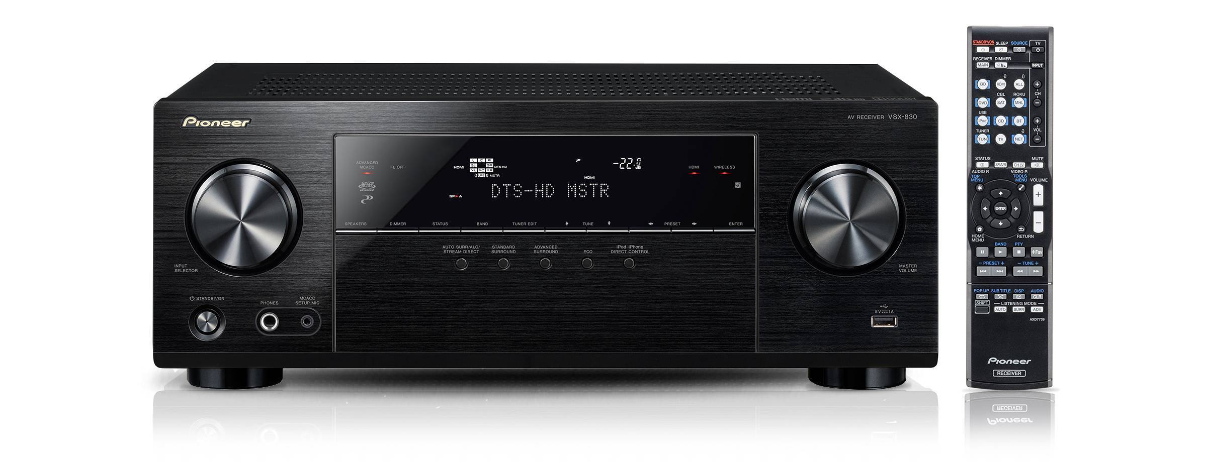 Pioneer VSX-830-K (Черный) где купить в Старом Осколе, отзывы - SKU4342