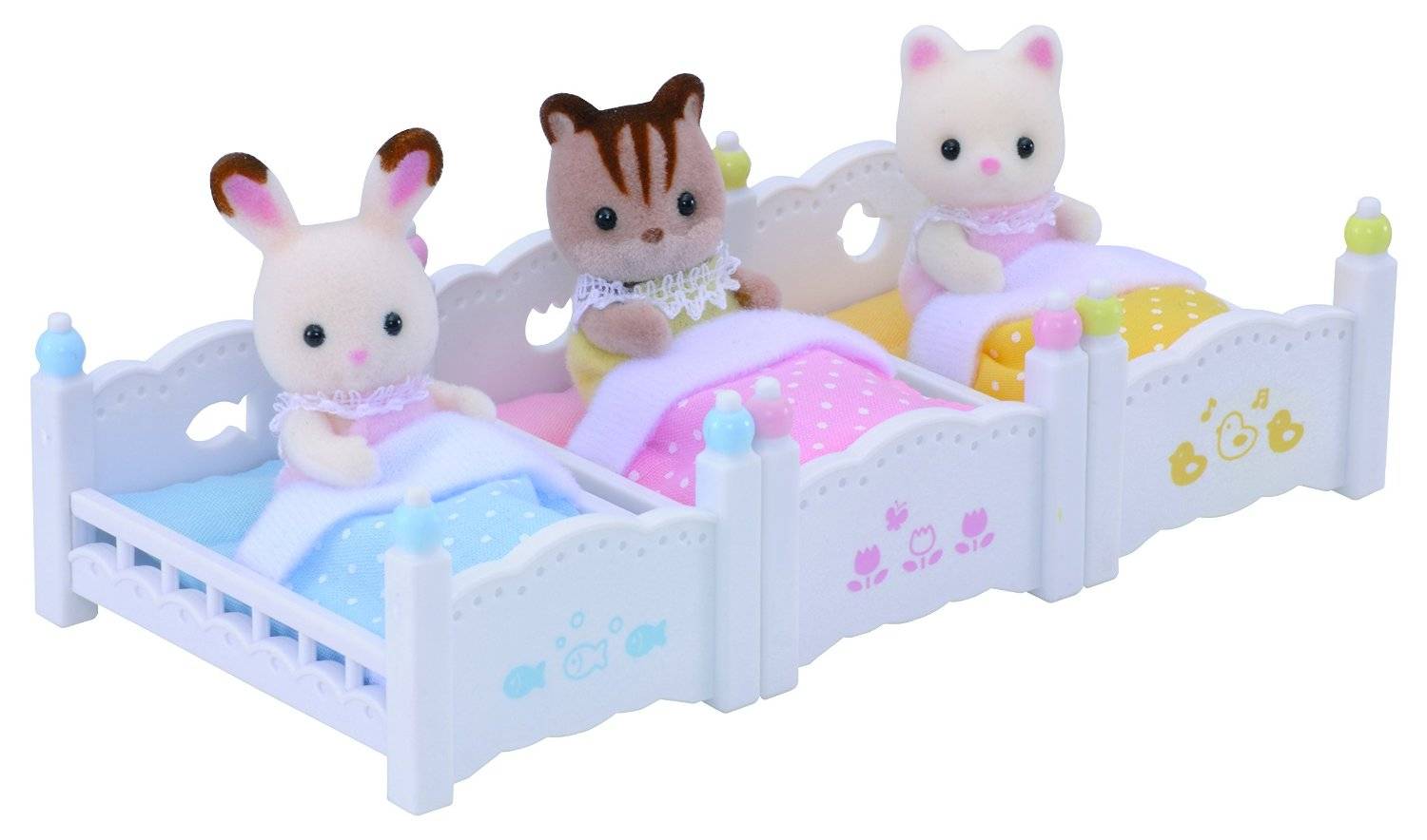 sylvanian families набор трехъярусная кровать