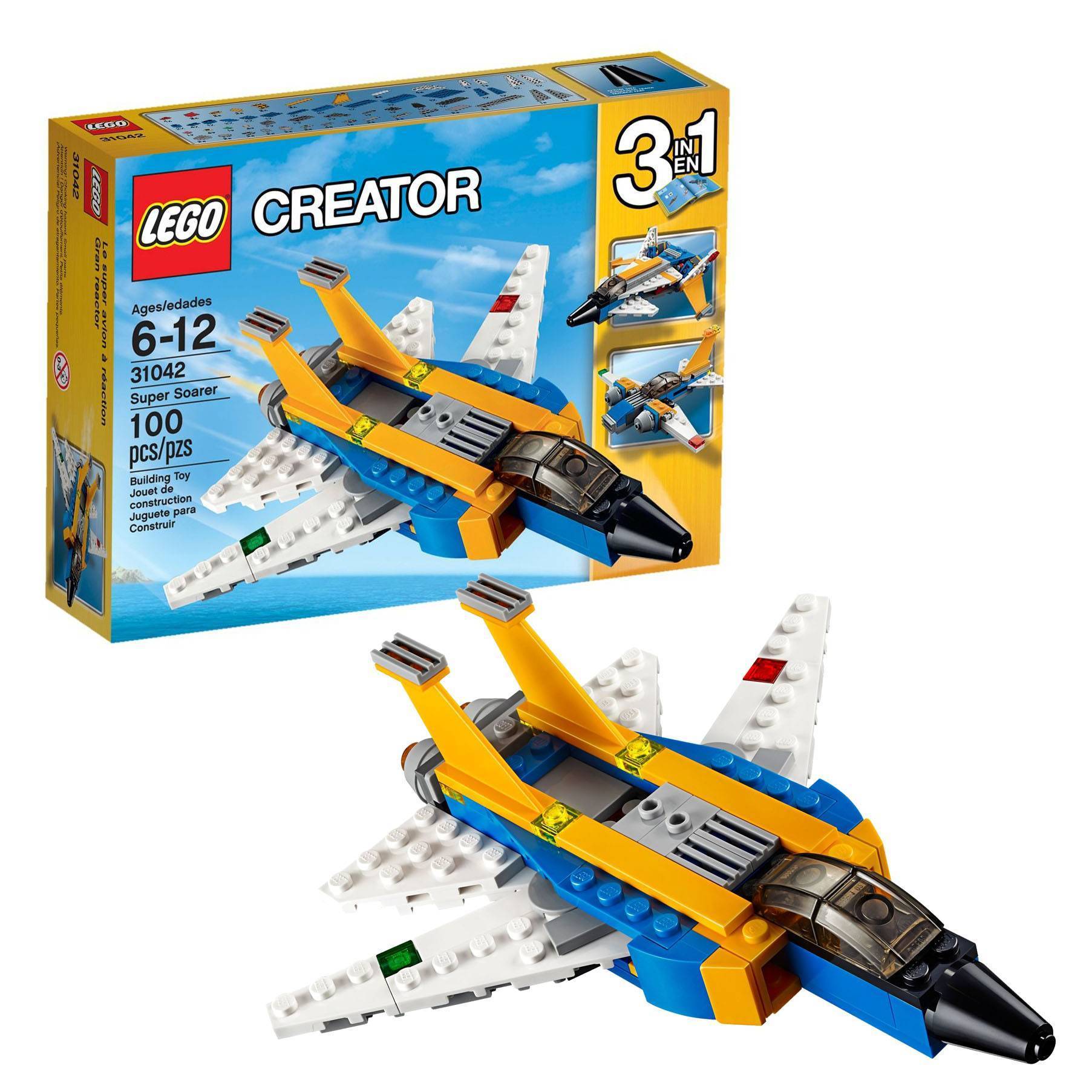 Creator самолет. Лего креатор реактивный самолет. LEGO creator 31042. Лего креатор самолет. Лего самолетик креатор.