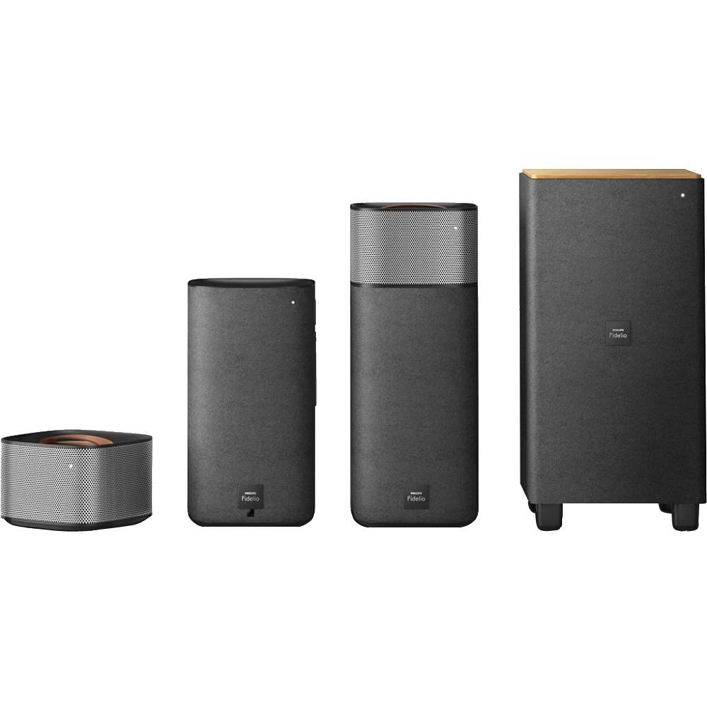 Surround sound speaker. Philips Fidelio акустическая система. Philips Fidelio e5. Fidelio Philips аудиосистема. Комплект акустики Philips css7235y.