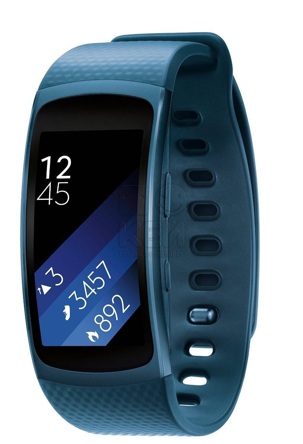 Samsung Gear Fit 2 (Синий) (SM-R3600ZBASER) где купить в Старом Осколе,  отзывы - SKU208374