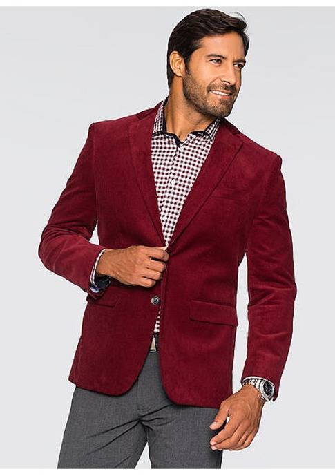Бордовый пиджак мужской с чем носить