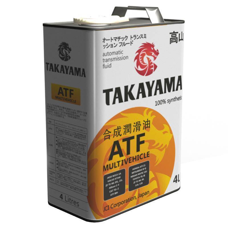 Масло такаяма. Takayama ATF Multivehicle 4л. 605049 Takayama ATF Multivehicle 4л. Такаяма трансмиссионное 4л 4+1. Takayama ATF lll 4л.